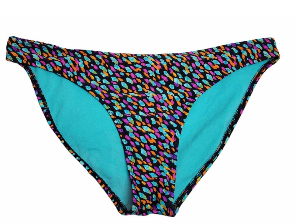Eidon Colorful Design Bikini Swim Suit Bottom - Size Extra Large